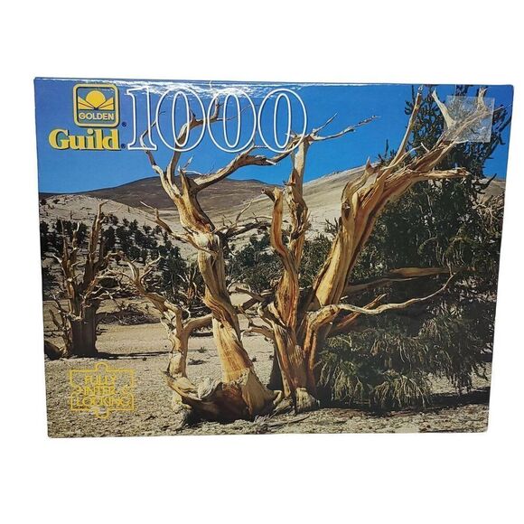 Vintage Golden Guild Puzzle White Mountains California Desert Dead Trees 1000 - Picture 1 of 3